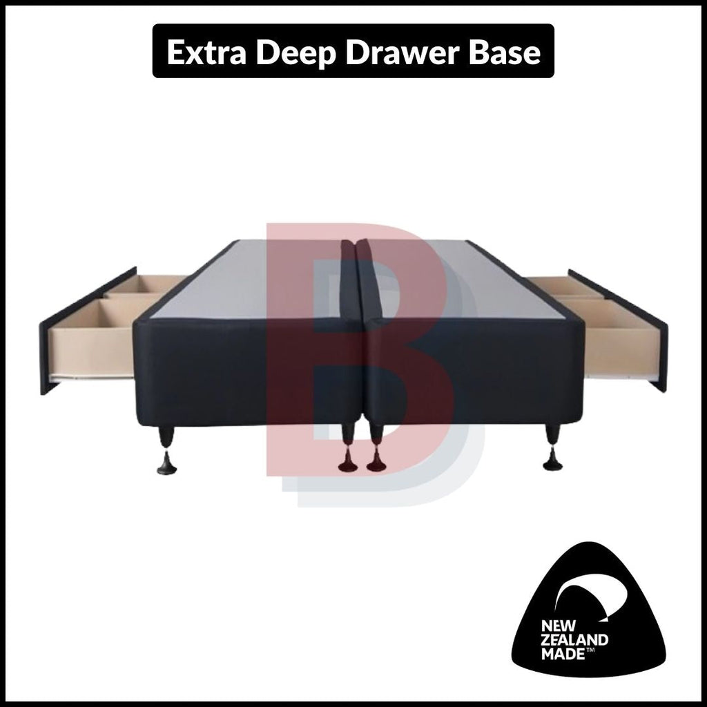 Extra Deep Drawer Bed Base Size - King (NZ Made)