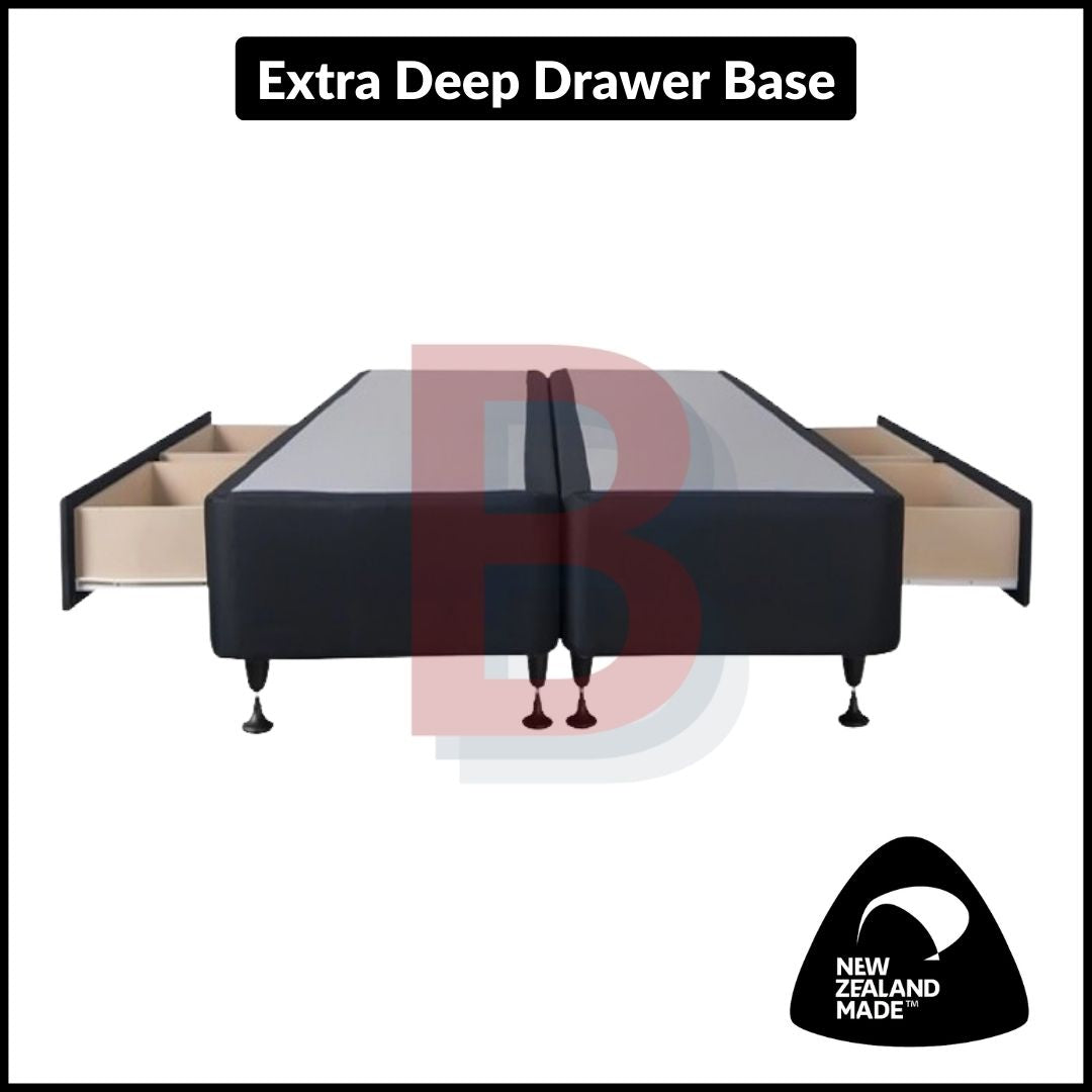 Extra Deep Drawer Bed Base Size - King (NZ Made)