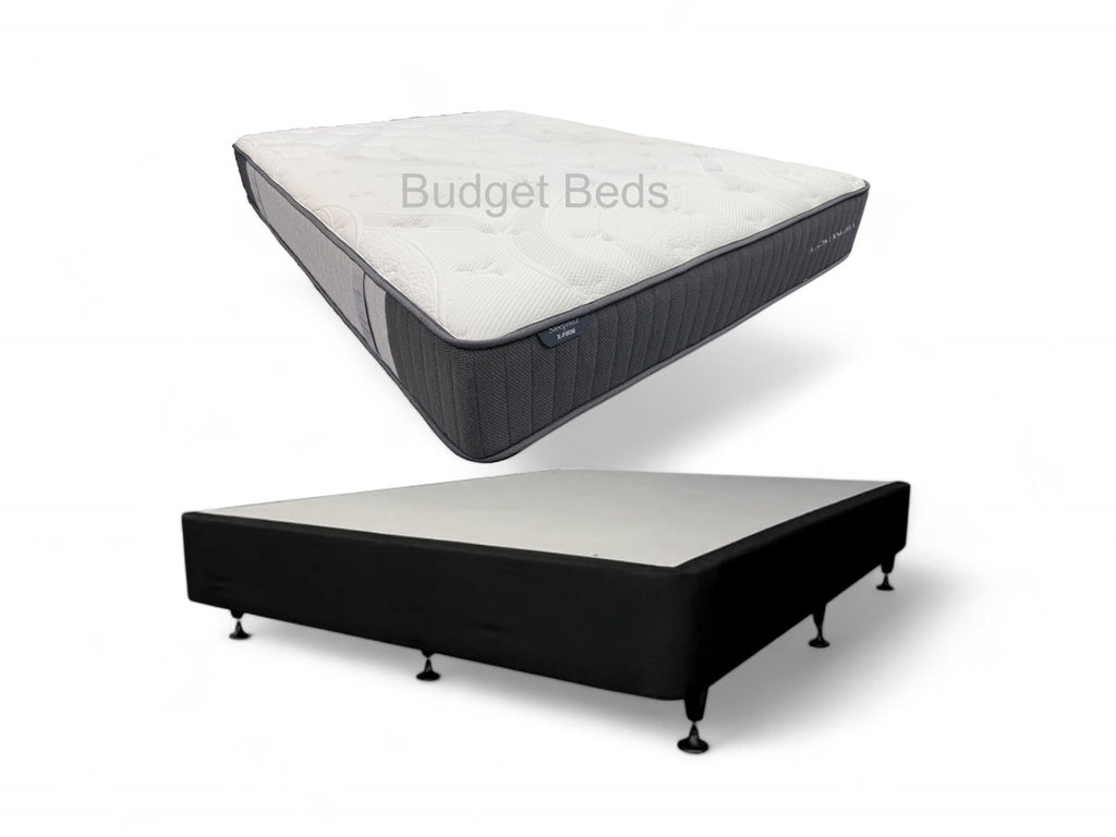Care Plus X-Firm Mattress & Base - Queen