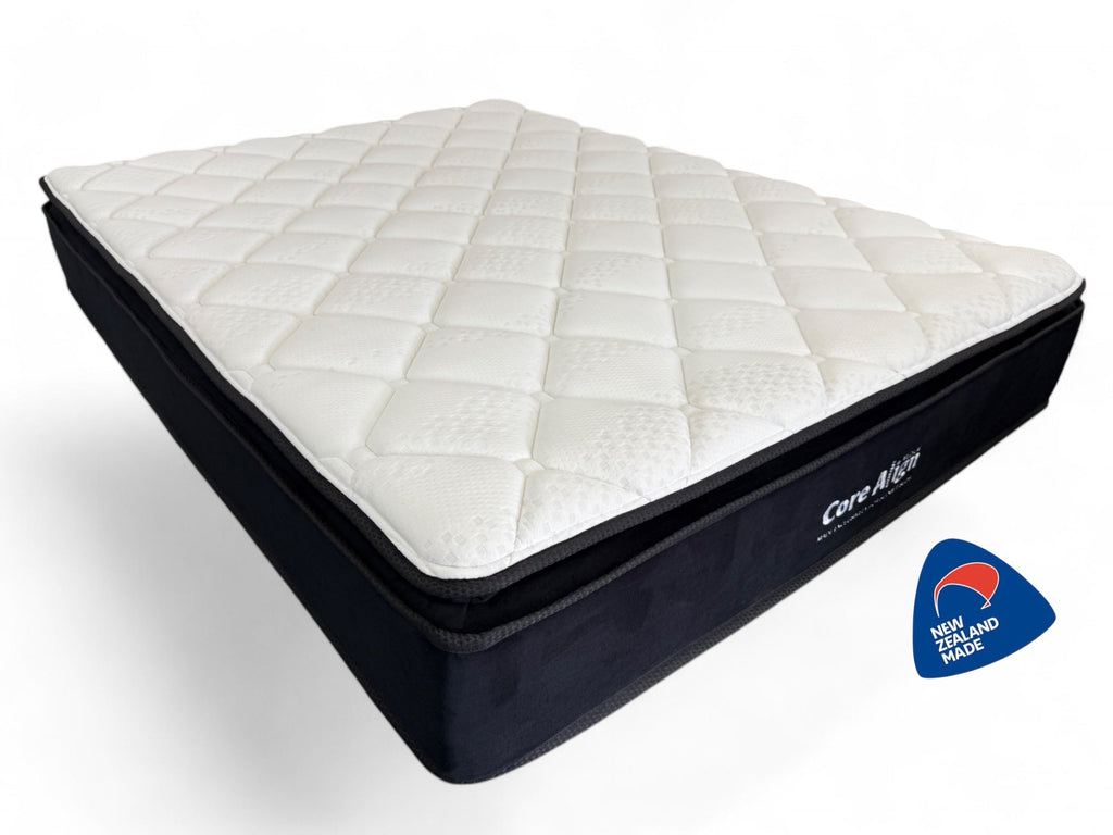 CoreAlign (NZ Made Premium) - 5 Zone Pillow Top Pocket Spring Mattress & Base