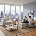 NZ Made Fabric Lounge Suite - Nemo