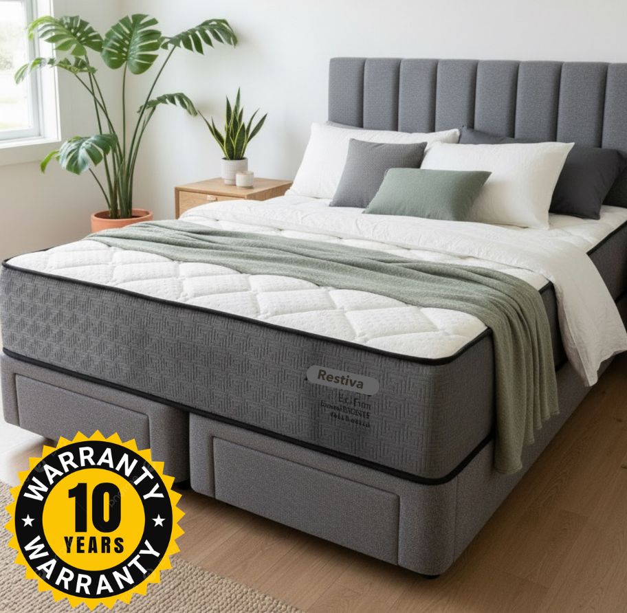 Restiva NZ Made Ultra Firm Premium Mattress & Base