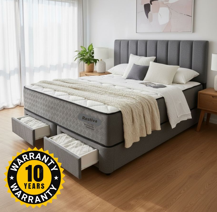 Restiva NZ Made Ultra Firm Premium Mattress & Base