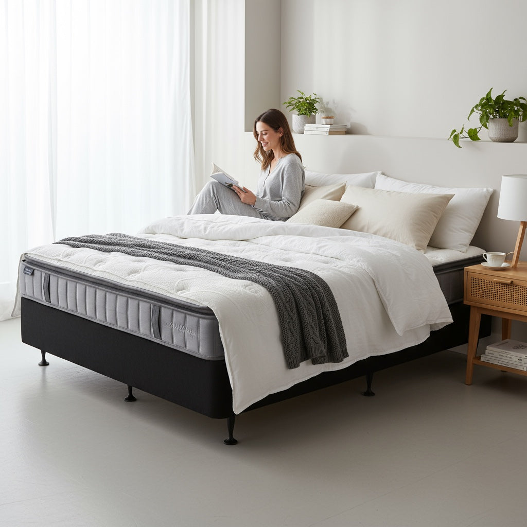 Sleep Max Essential Pillow Top Mattress & Base