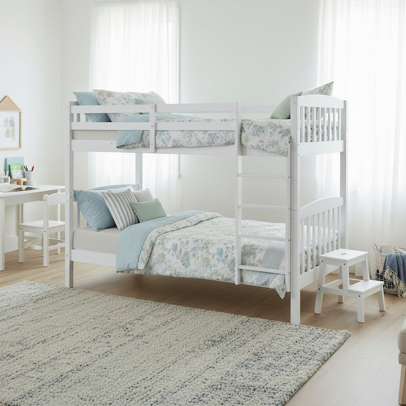 Space Saver Bunk Bed (Single+Single) - Budget Beds