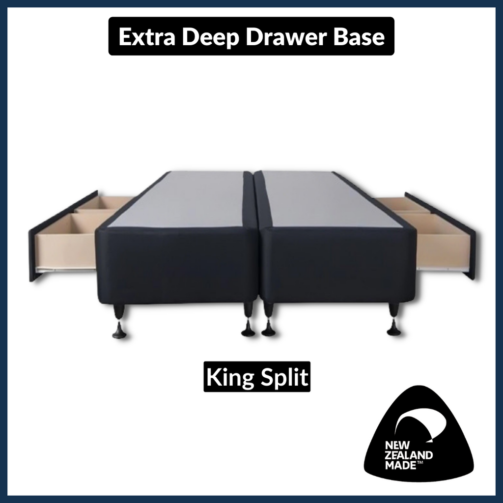 Extra Deep Drawer Bed Base Size - King (NZ Made)